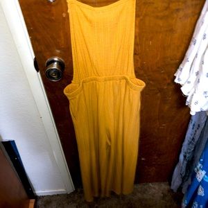 Yellow sienna sky jumpsuit